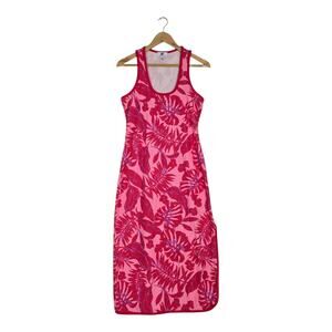 Juicy By Juicy Couture Terrycloth Maxi Dress Coverup S Pink Purple Beach Swim